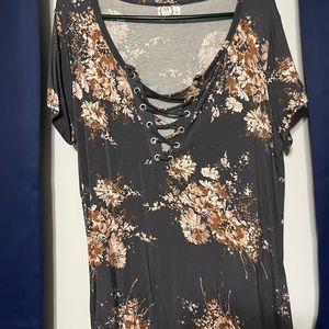 Maurice’s 24/7 Floral Shirt.